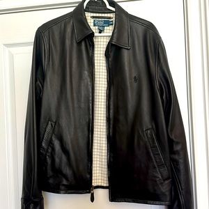 Men’s Polo leather jacket